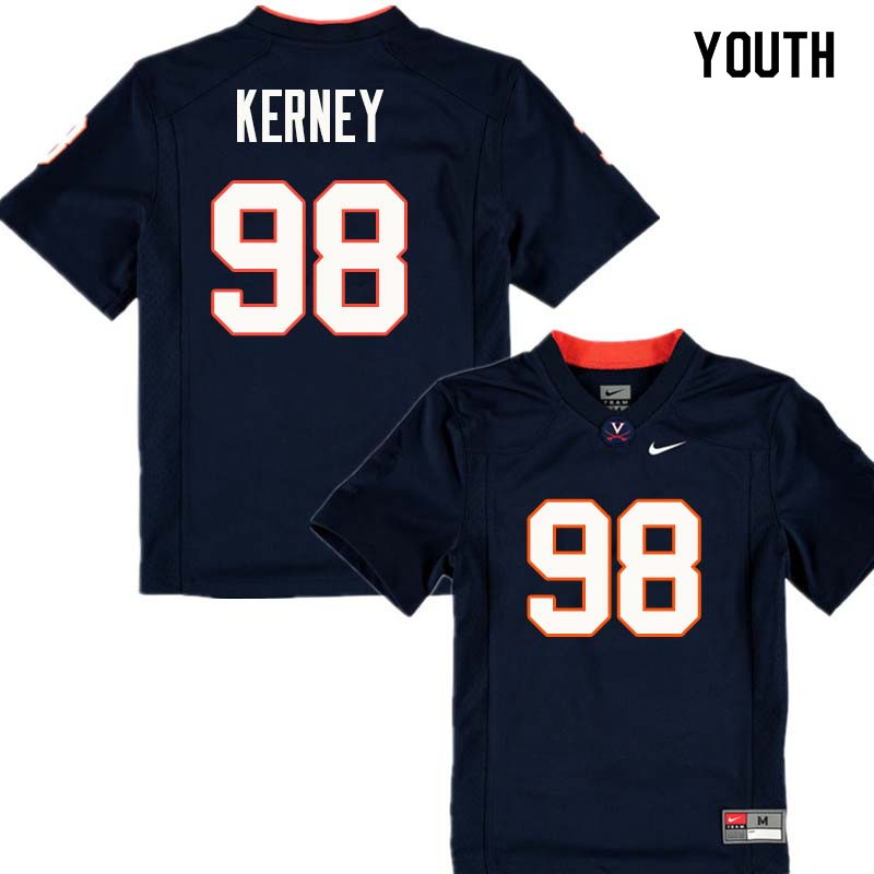 Youth #58 Patrick Kerney Virginia Cavaliers College Football Jerseys Sale-Navy